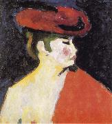 Alexei Jawlensky The Red Shawl Spain oil painting artist